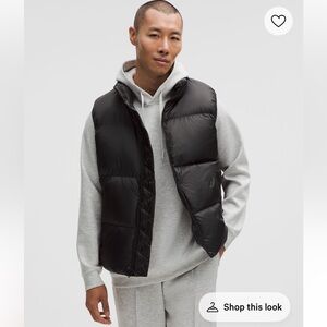NWT Lululemon Always Down Puffer Vest Black Mens size XS
